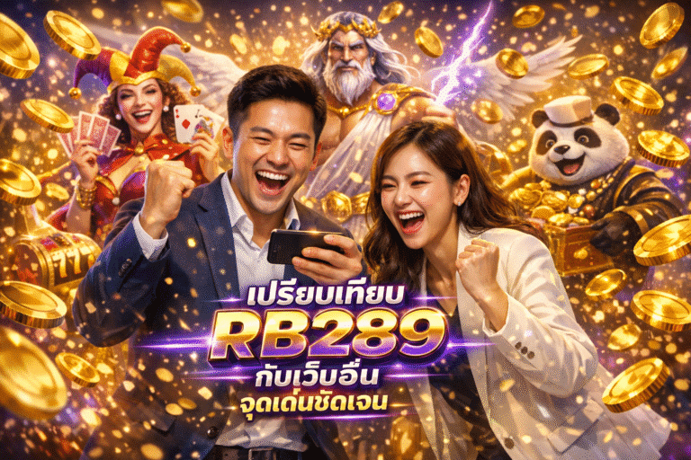 เปรียบเทียบ RB289 กับเว็บอื่น จุดเด่นชัดเจน