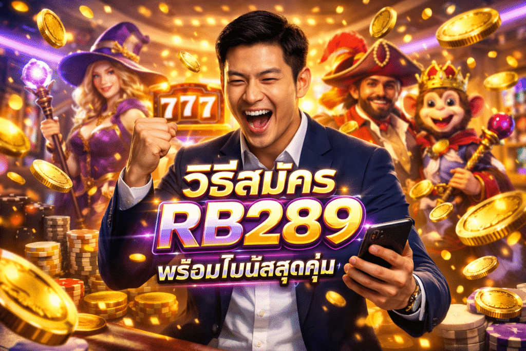 วิธีสมัคร RB289 พร้อมโบนัสสุดคุ้ม