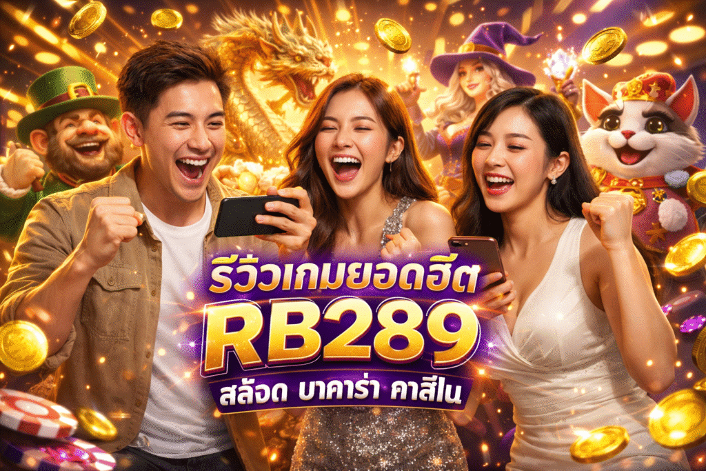 รีวิวเกมยอดฮิต RB289 สล็อต บาคาร่า คาสิโน