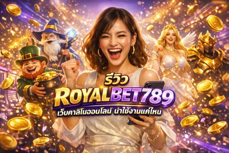 รีวิว ROYALBET789 เว็บคาสิโนออนไลน์ น่าใช้งานแค่ไหน
