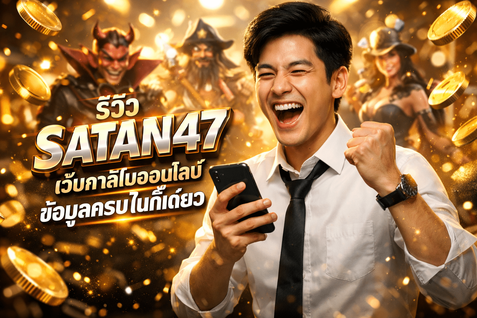 รีวิว SATAN47 เว็บคาสิโนออนไลน์ ข้อมูลครบในที่เดียว